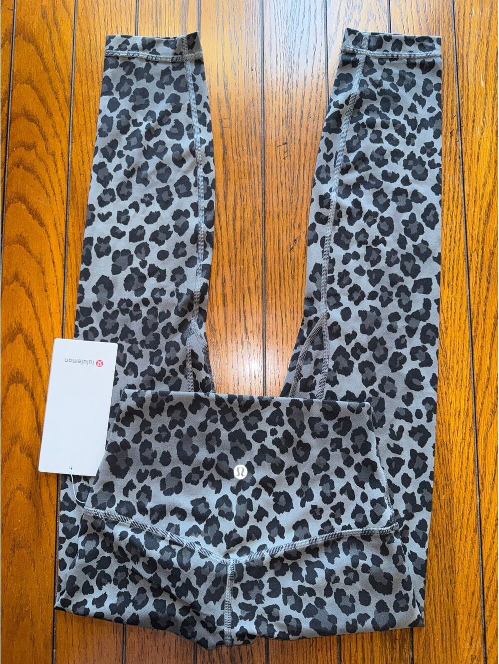 Lululemon Align No Line High Rise 25” True Leopard Black Multi Size 4 NWT